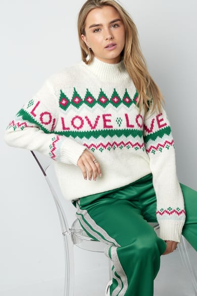 Suéter Love Sweater Weather - rosa h5 Imagen8